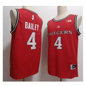Mens Ace Bailey Stitched Red Jersey